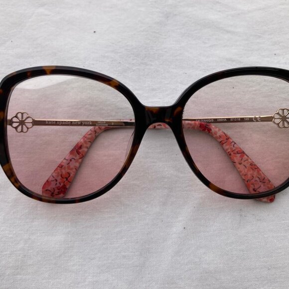 Kate Spade Woman TALIYAH/G/S - 086 HA | Sunglasses Havana Square Eyeglasses - Picture 3 of 17